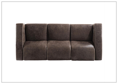 Arrezio Light Brown Leather Power Motion Sofa