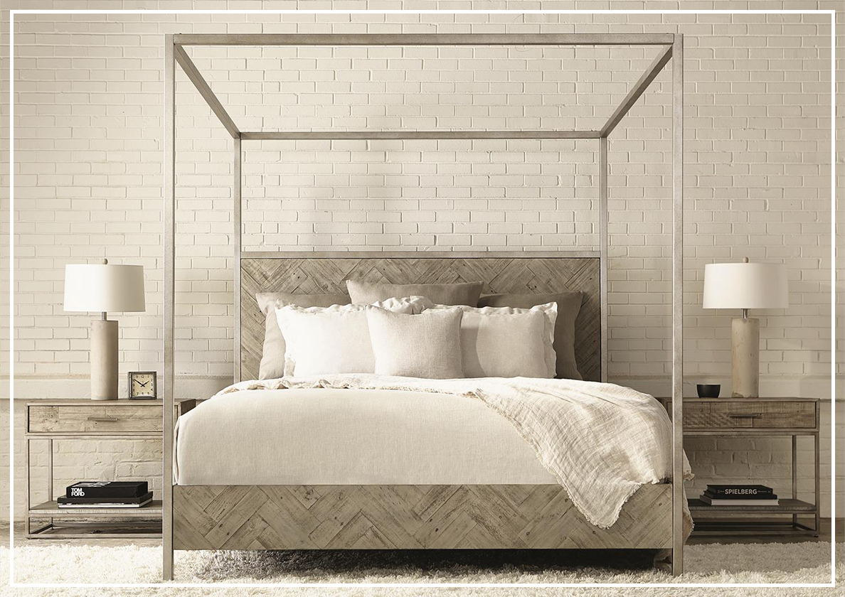 Milo Canopy King Bed by Bernhardt -jennihome