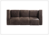 Arrezio Light Brown Leather Power Motion Sofa