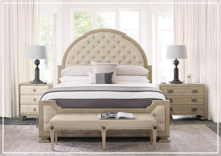 Santa Barbara Panel King Bed by Bernhardt- Jennihome