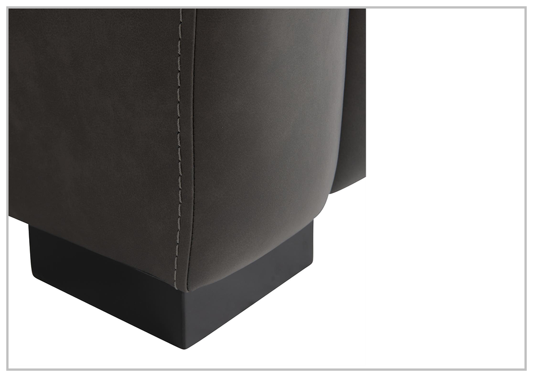 Bernhardt Germain 3-Seater Leather Power Motion Sofa with USB Ports