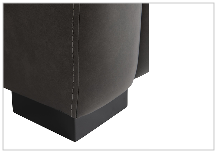 Bernhardt Germain 3-Seater Leather Power Motion Sofa with USB Ports