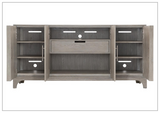 Bernhardt Albion Buffet Table With Pewter Finish-Buffets-SOFABED