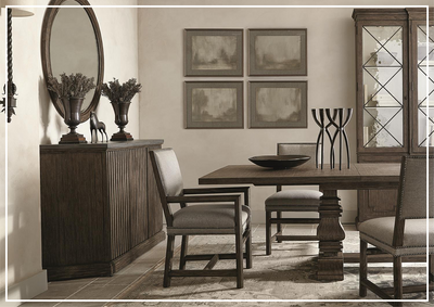 Bernhardt Canyon Ridge Buffet in Desert Taupe-Buffets-SOFABED
