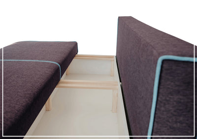 Broadway Sofa Bed and Storage Set-Futon-SOFABED