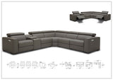 Aventura L-Shaped Power Reclining Sectional Sofa