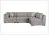 Geoffrey Gray Fabric Sectional Sofa