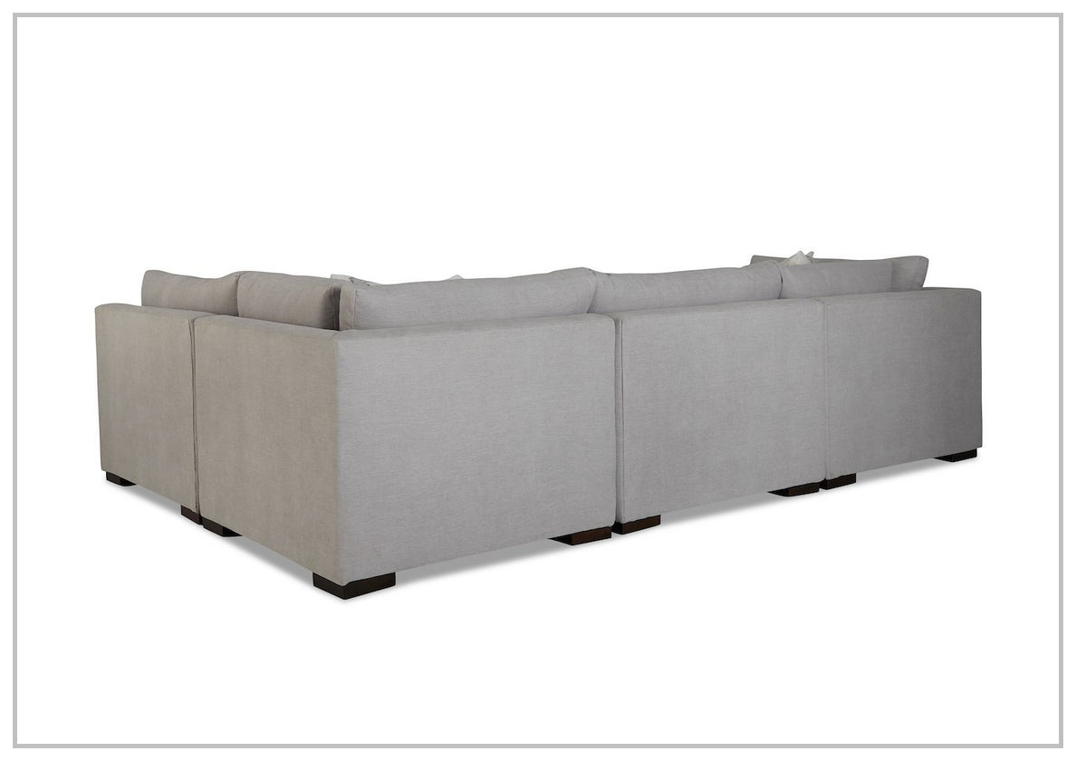 Geoffrey Gray Fabric Sectional Sofa
