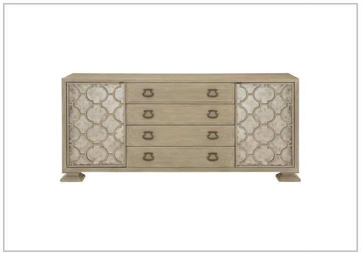 Bernhardt 81.38'' Wide Santa Barbara Buffet with Stone Top in Sandstone-Buffets-SOFABED