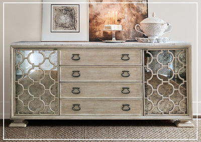 Santa Barbara 81.38'' Wide Buffet with Sandstone Top
