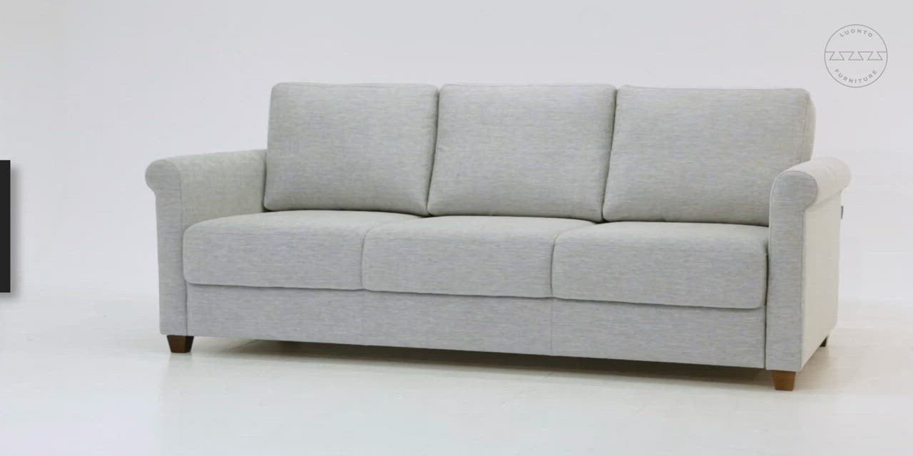Rosalind 3-Seater Fabric Full Size Sleeper Sofa With Easy Deluxe Function