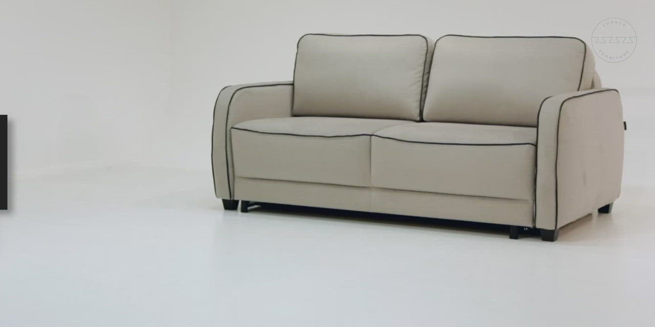 Leon Loveseat Sleeper With Adjustable Ratchet Neck Rests